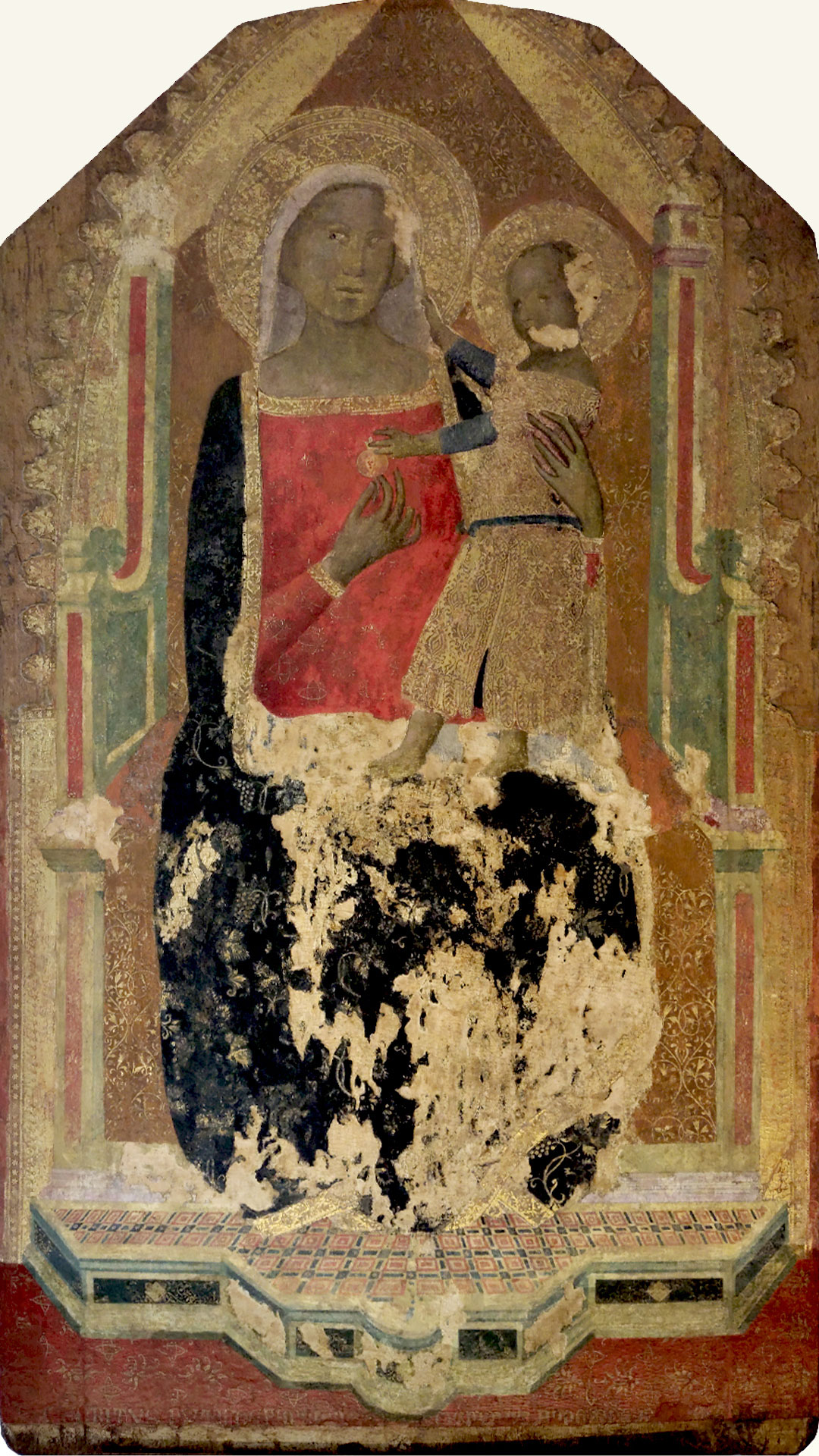 Madonna in trono di Allegretto Nuzi